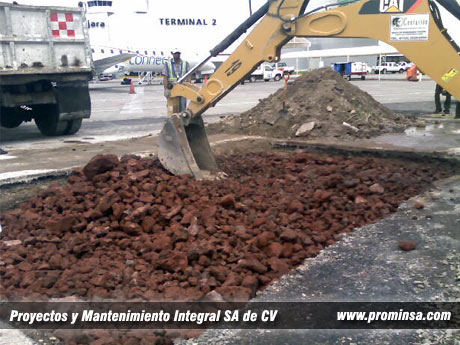 Construccion de carreteras, aeropuertos y obra civil www.PROMINSA.com