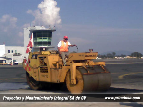 Construccion de carreteras, aeropuertos y obra civil www.PROMINSA.com