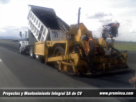 Construccion de carreteras, aeropuertos y obra civil www.PROMINSA.com